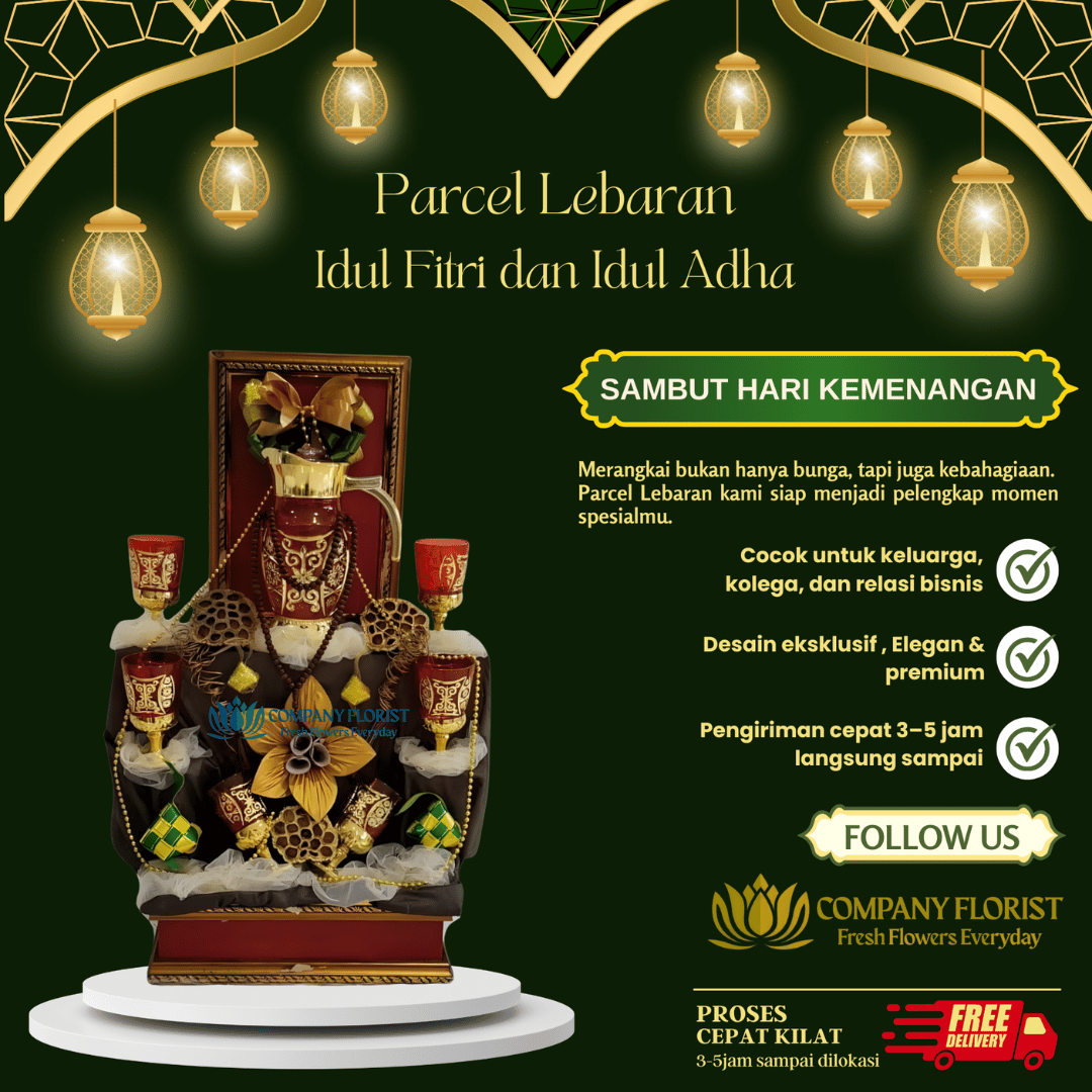 Parcel Lebaran Set Piring & Mangkok Motif Islami – Company Florist
